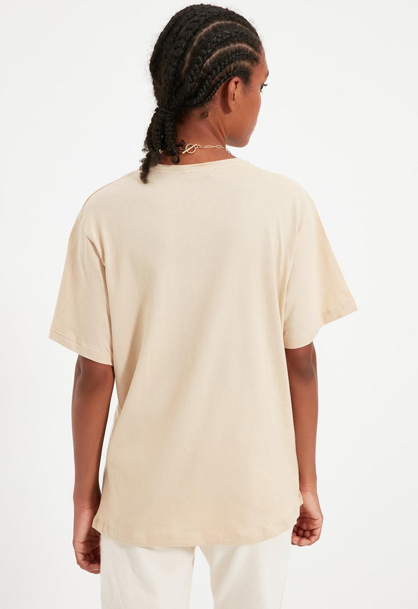 Trendyol - Bejtw t-shirt - stone