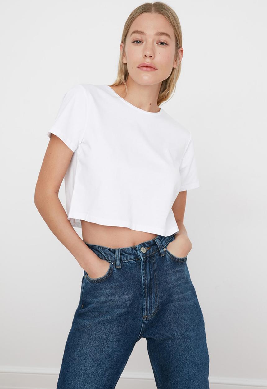 Trendyol - Beyazs - T-shirt - white