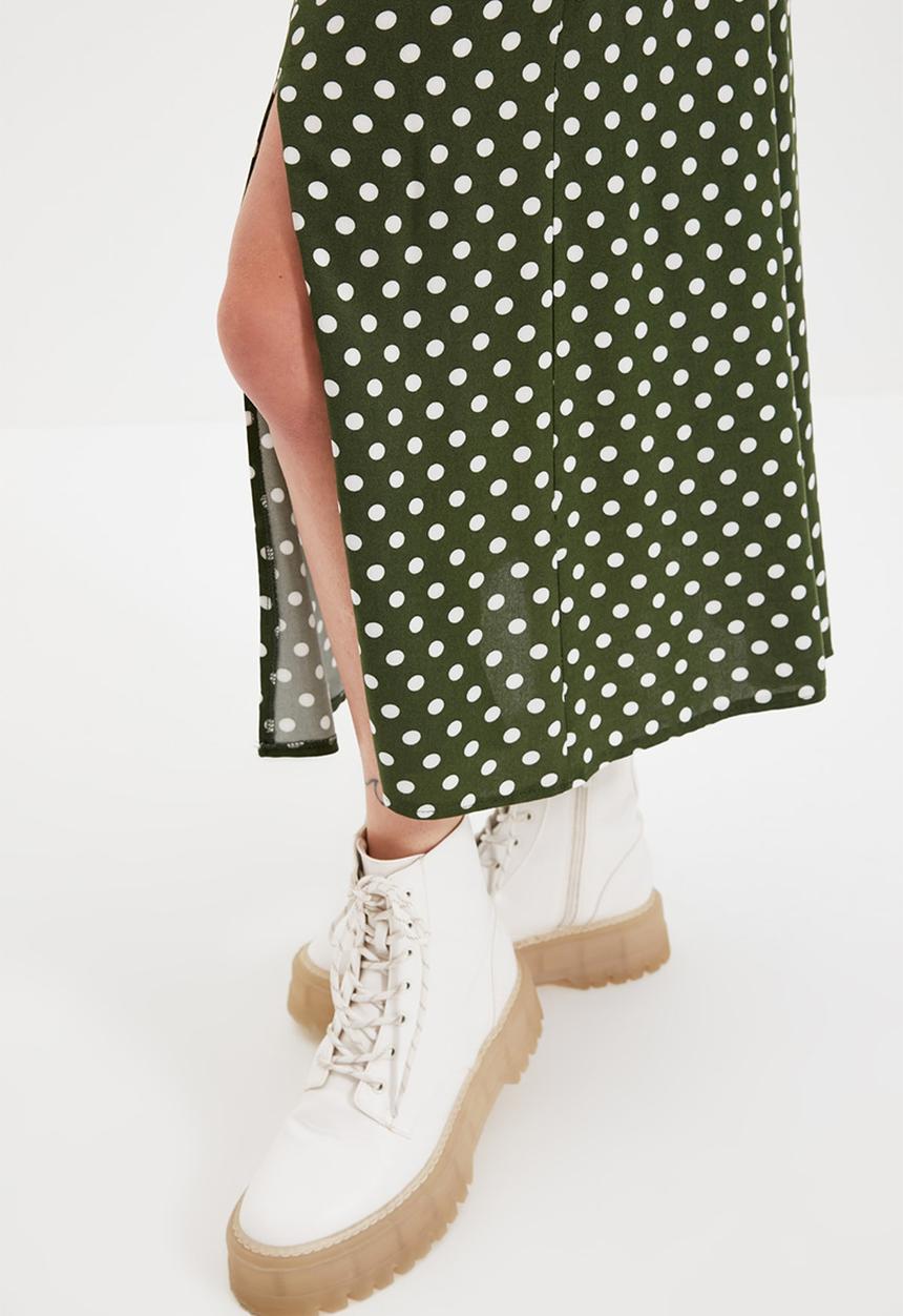 Trendyol - Haki skirt - khaki