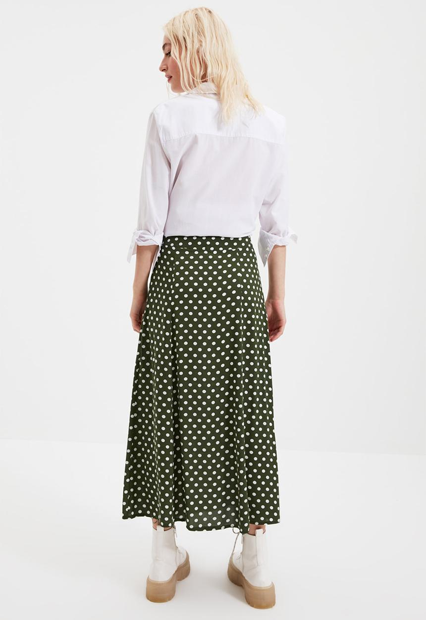 Trendyol - Haki skirt - khaki