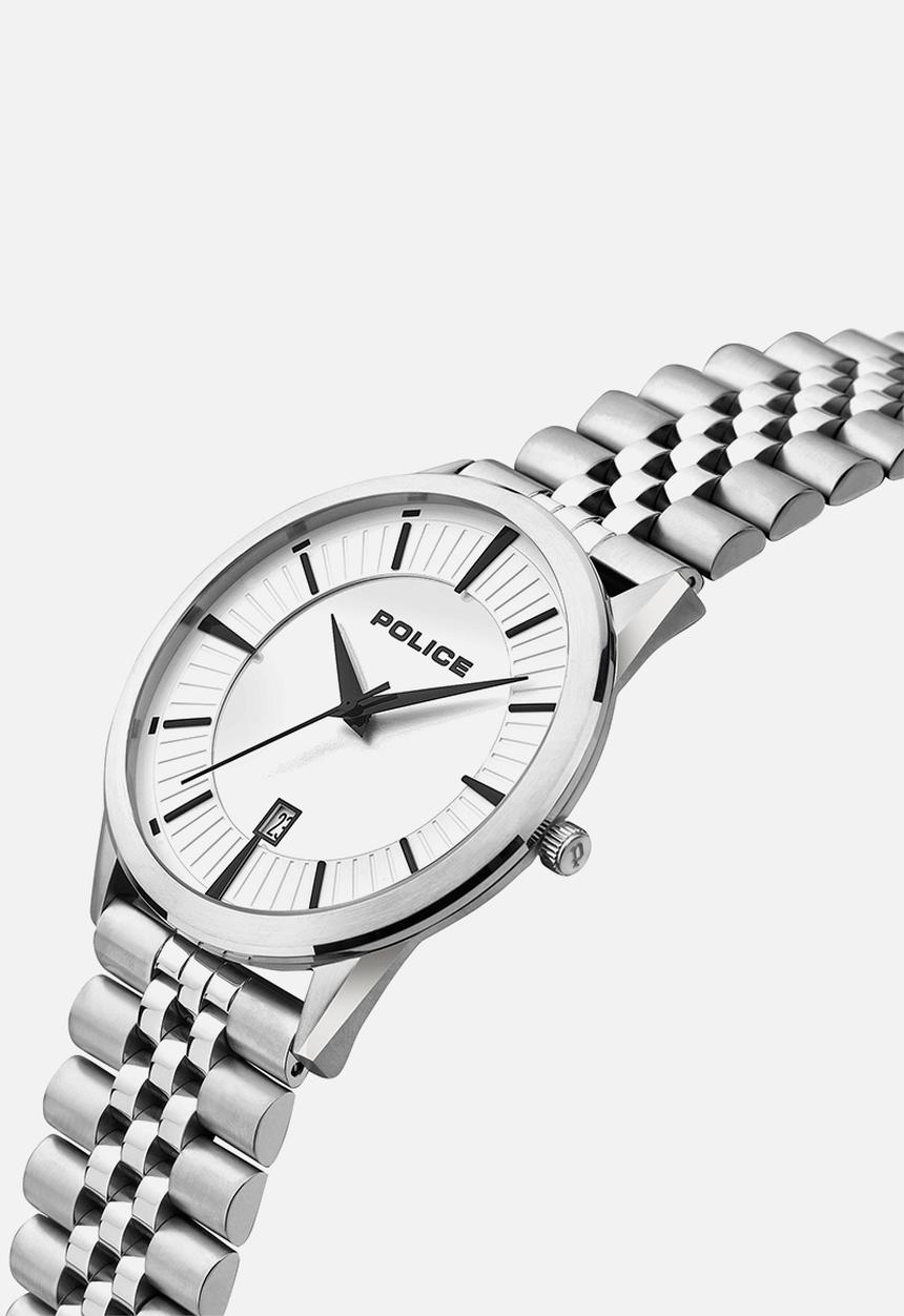 Police - Patriot 3 hand date watch - silver