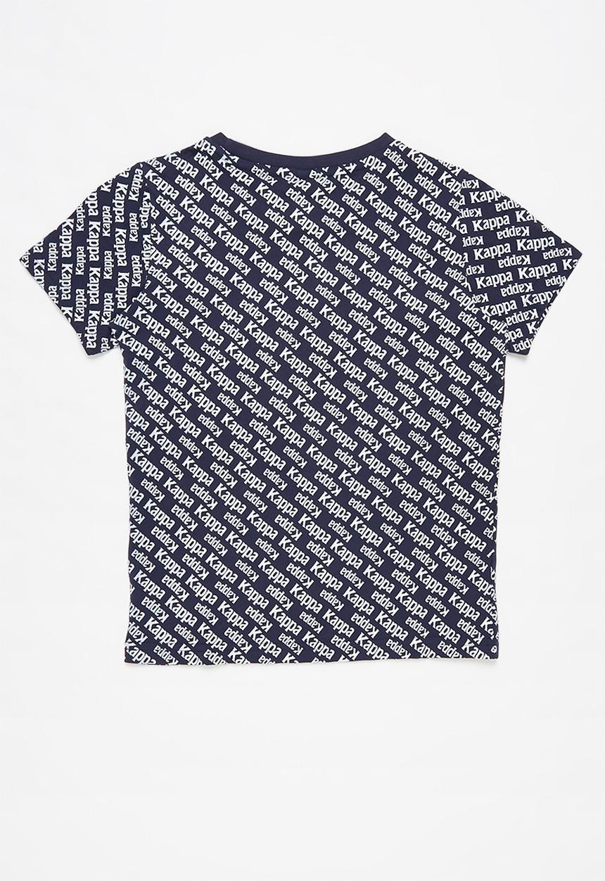 KAPPA - Authentic boby T-shirt - navy & white