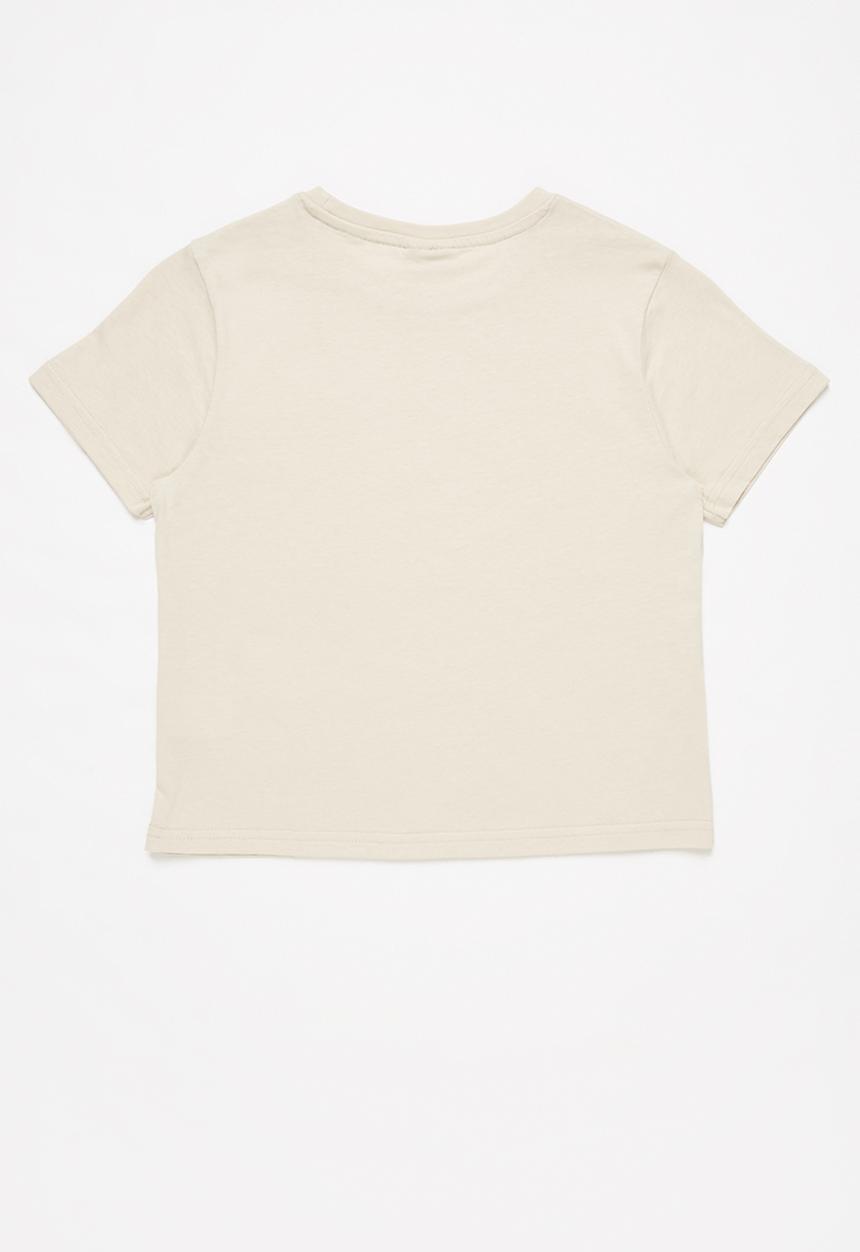 FILA - Mono storm crop box top - stone