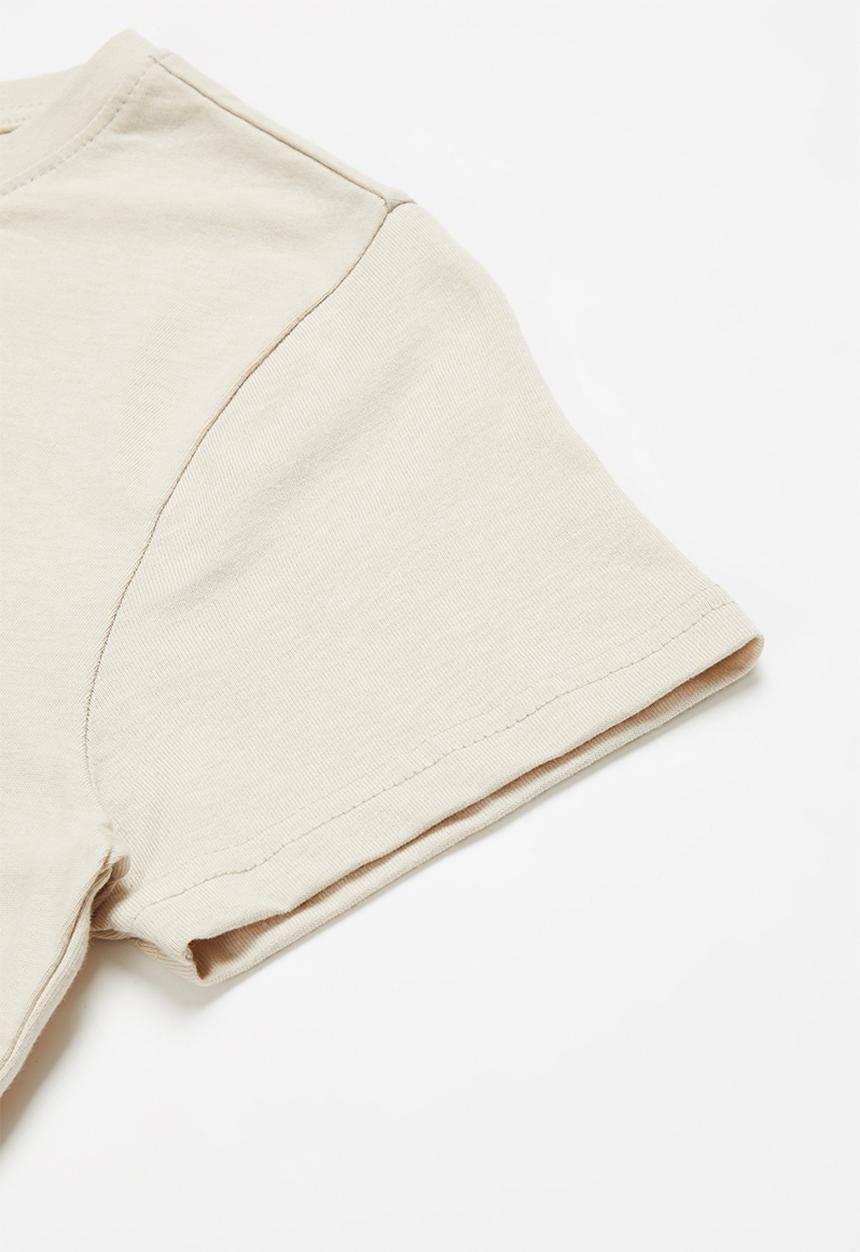 FILA - Mono storm crop box top - stone