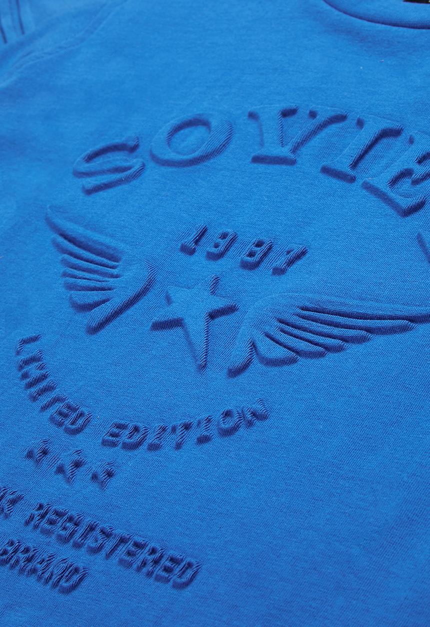 SOVIET - B Coles fashion tee -blue