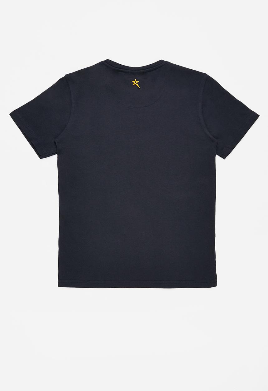 SOVIET - B shefford boys short sleeve logo tee - navy