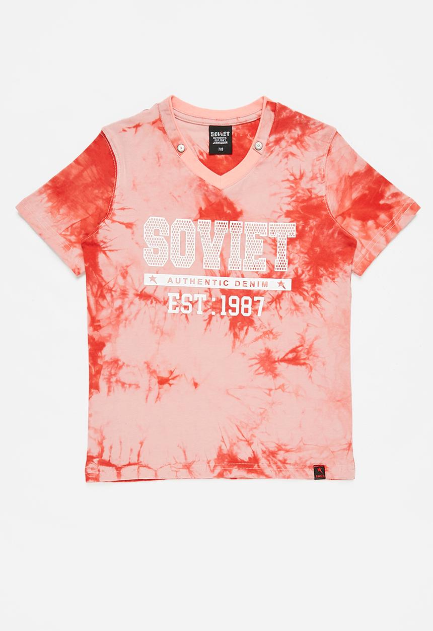 SOVIET - B reinhardt fashion tee - red & white 