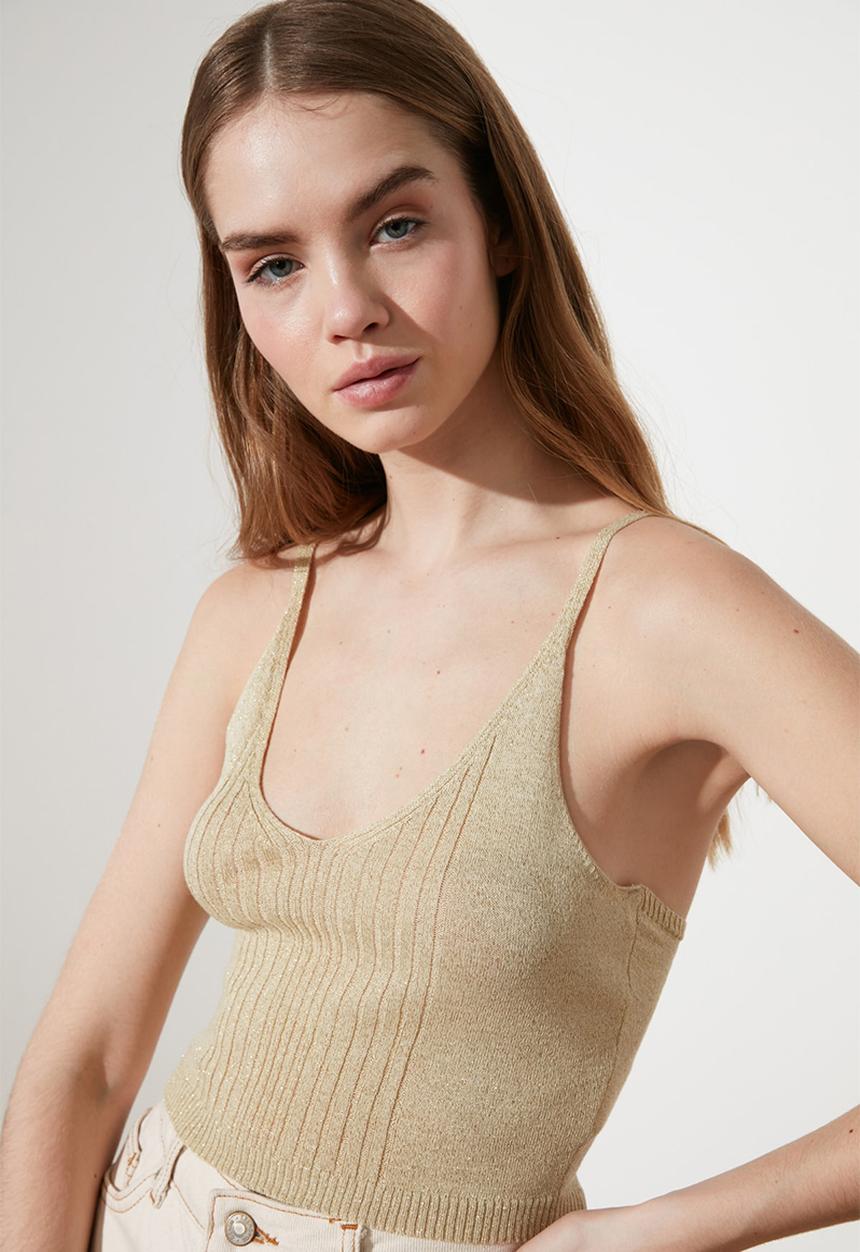 Trendyol - Knit top - stone