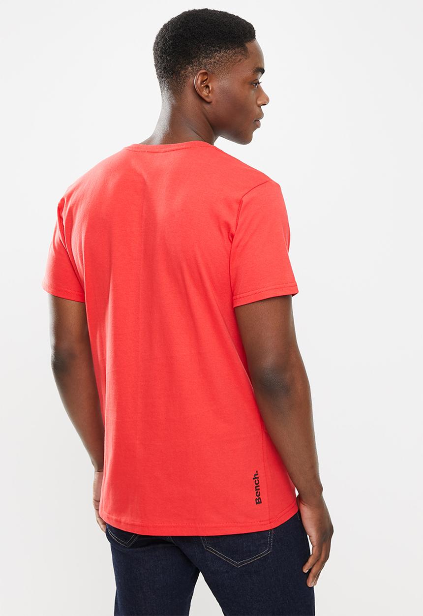 Bench - Forsberg short sleeve tee - red