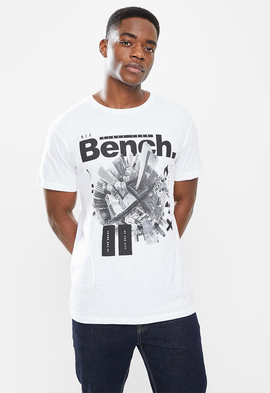 Bench - Fontaine short sleeve tee - white