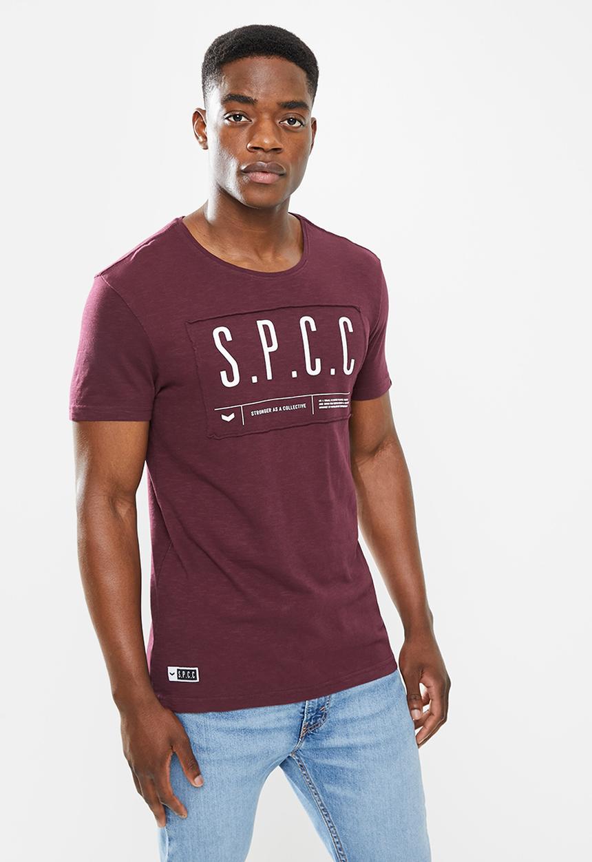 S.P.C.C - Dettori regular fit straight hem tee - sangria
