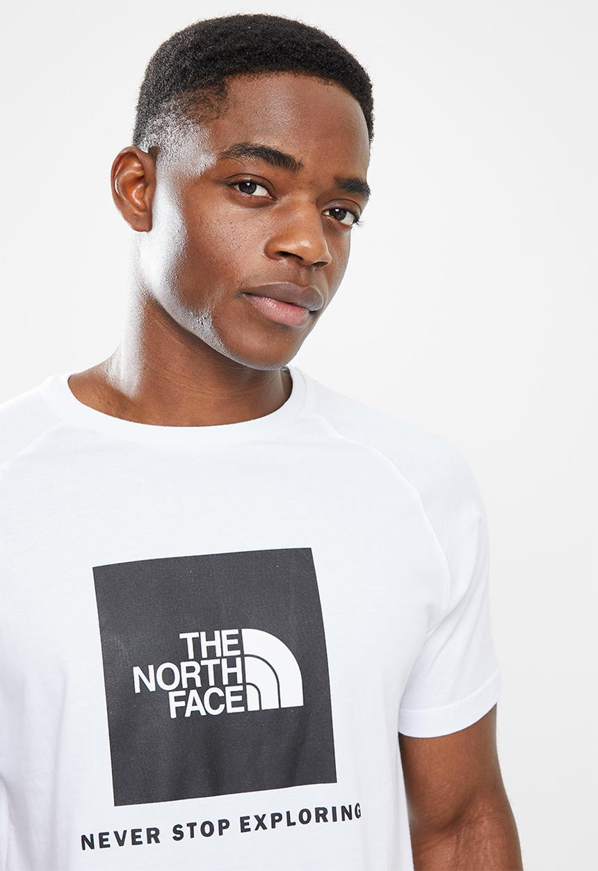 The North Face - Raglan short sleeve redbox tee - white
