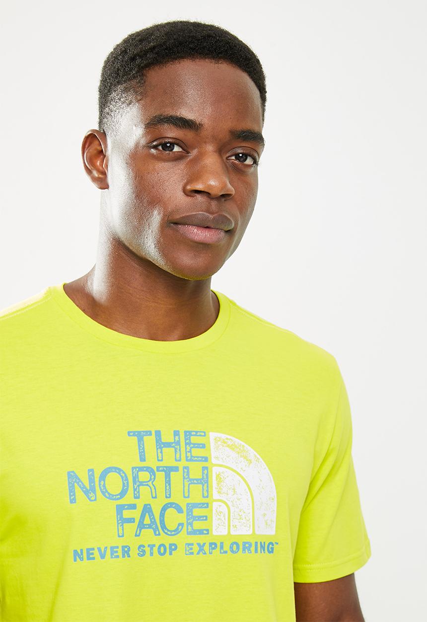 The North Face - Short sleeve rust tee - green