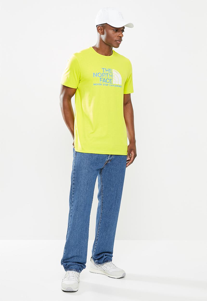 The North Face - Short sleeve rust tee - green