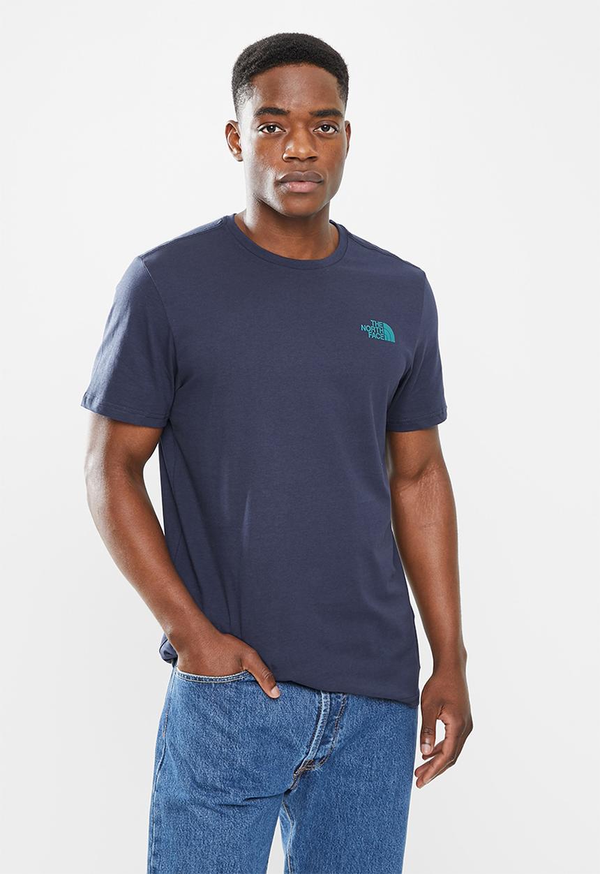 The North Face - Mens biner graphic 4 tee - aviator navy