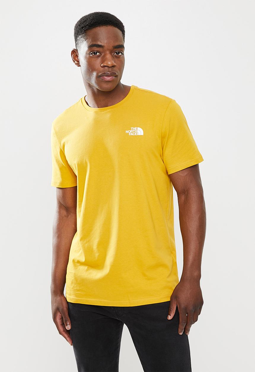 The North Face - Mens s/s redbox tee - arrowwood yellow