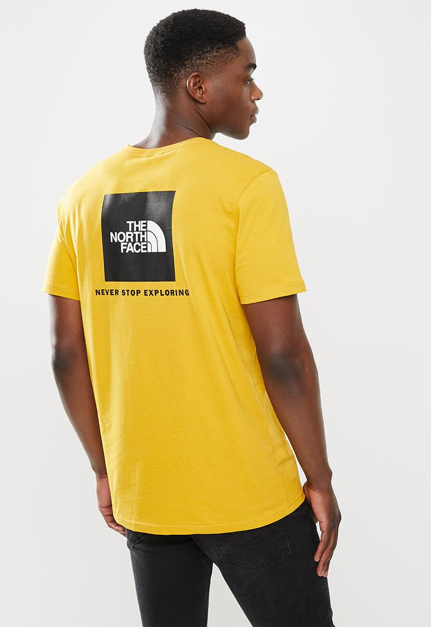 The North Face - Mens s/s redbox tee - arrowwood yellow