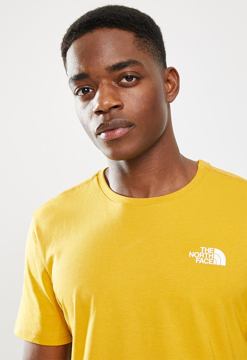 The North Face - Mens s/s redbox tee - arrowwood yellow