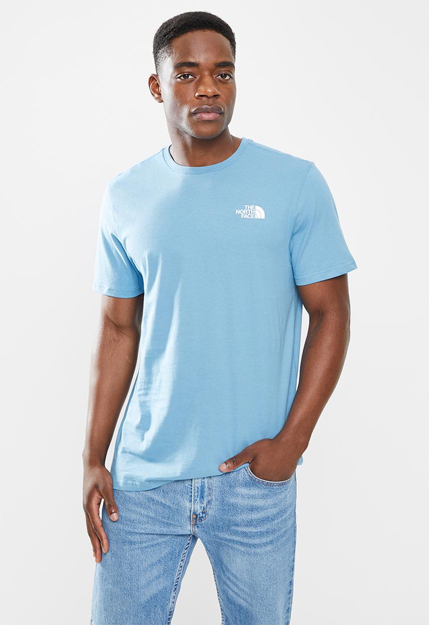 The North Face - Short sleeve red box tee - blue