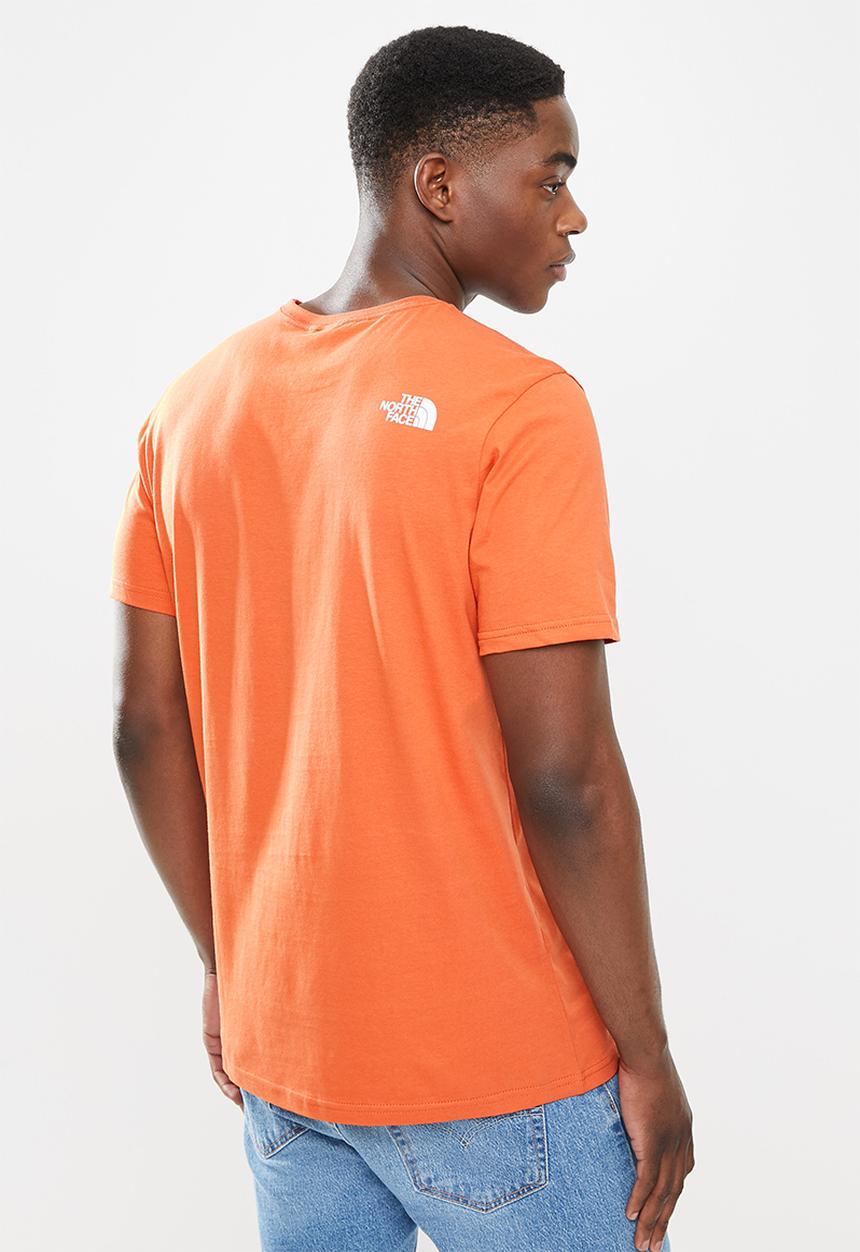 The North Face - Short sleeve easy tee - burnt orange