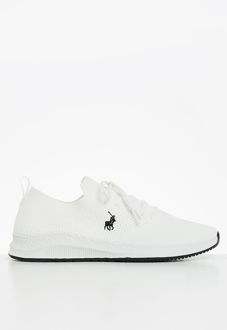 POLO - Hector athleisure knit sneaker - white