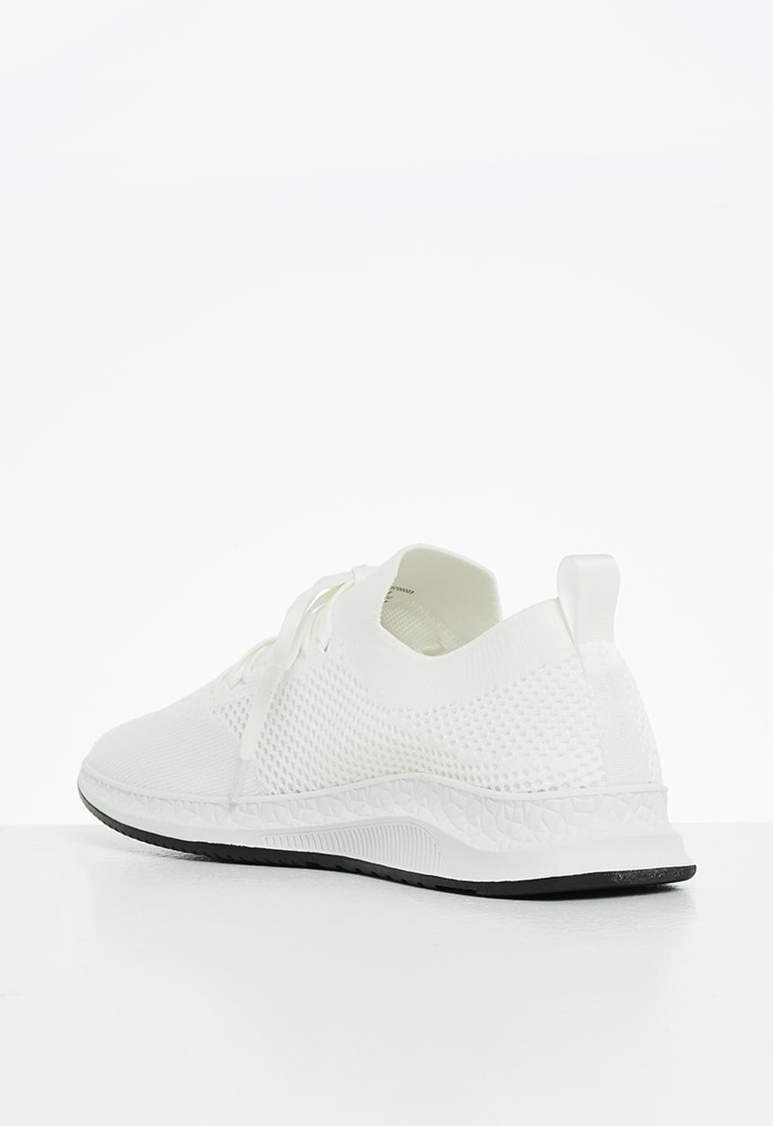 POLO - Hector athleisure knit sneaker - white