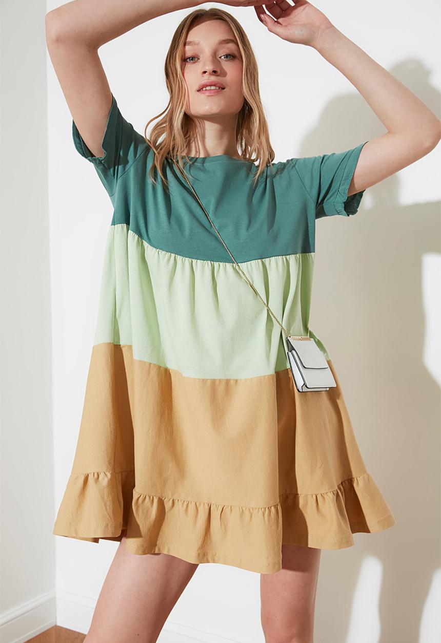 Trendyol - Yeşil dress - multi 