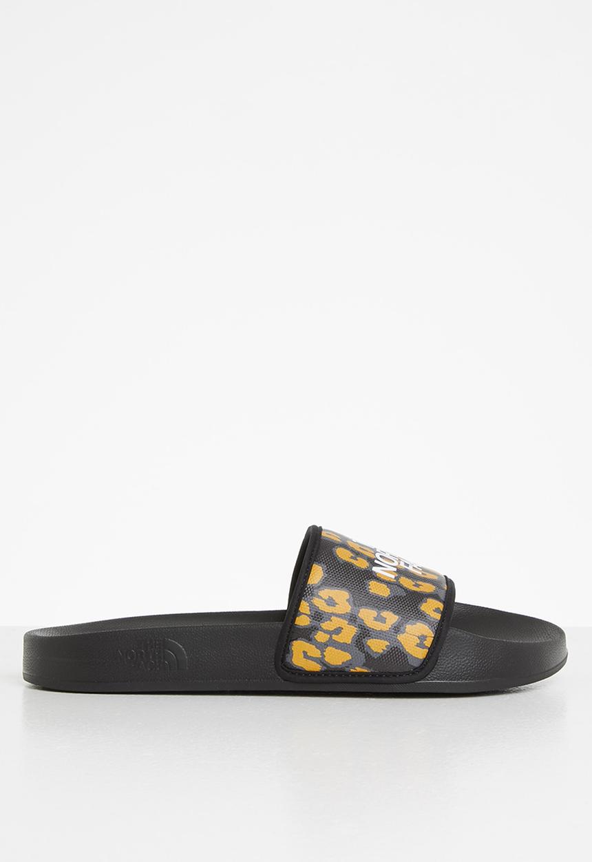 The North Face - W base camp slide iii - arrowwood yellow/leopard print/tnf black