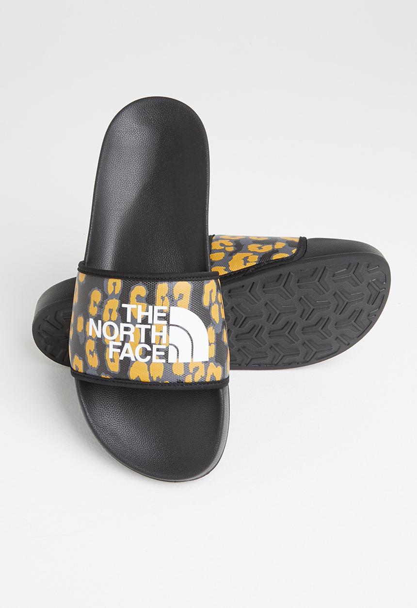 The North Face - W base camp slide iii - arrowwood yellow/leopard print/tnf black