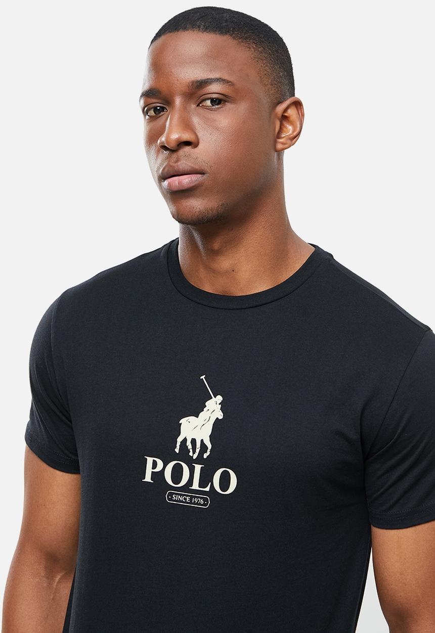 POLO - Steve short sleeve tee - black