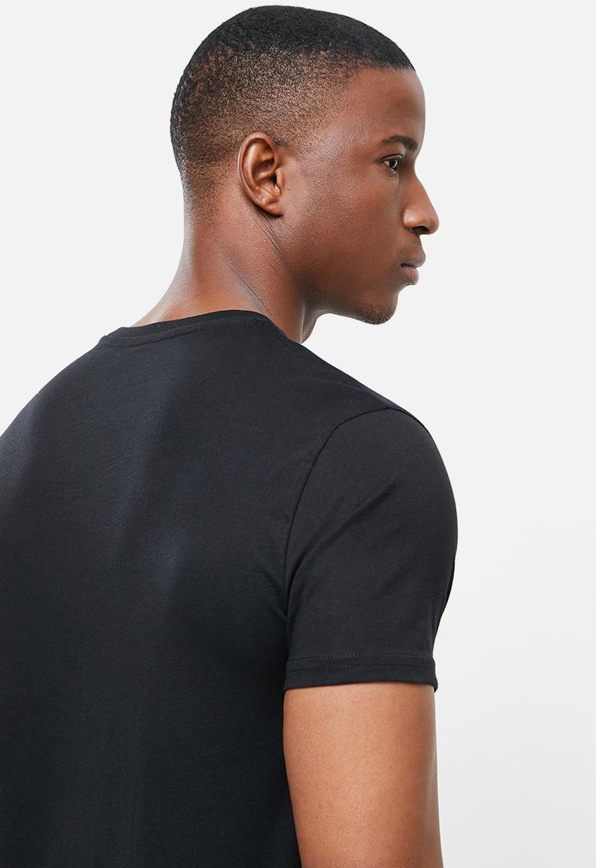 POLO - Steve short sleeve tee - black