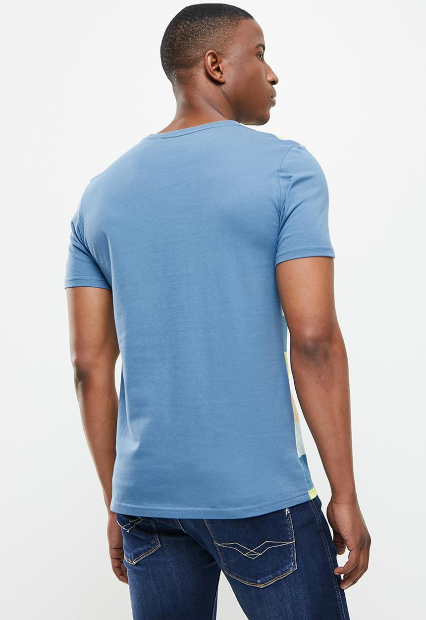 Original Penguin - Stripe front tee - multi 