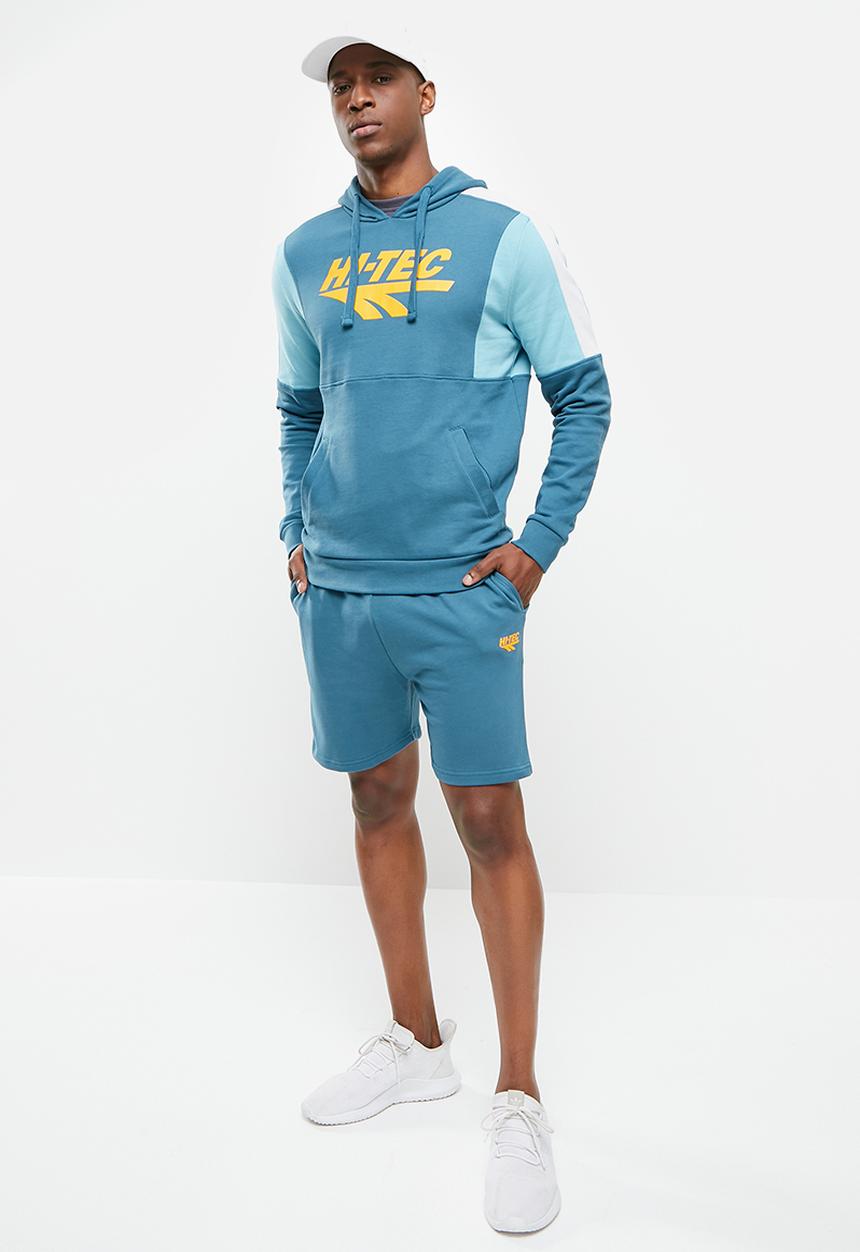 Hi-Tec - Men's fleece shorts - blue
