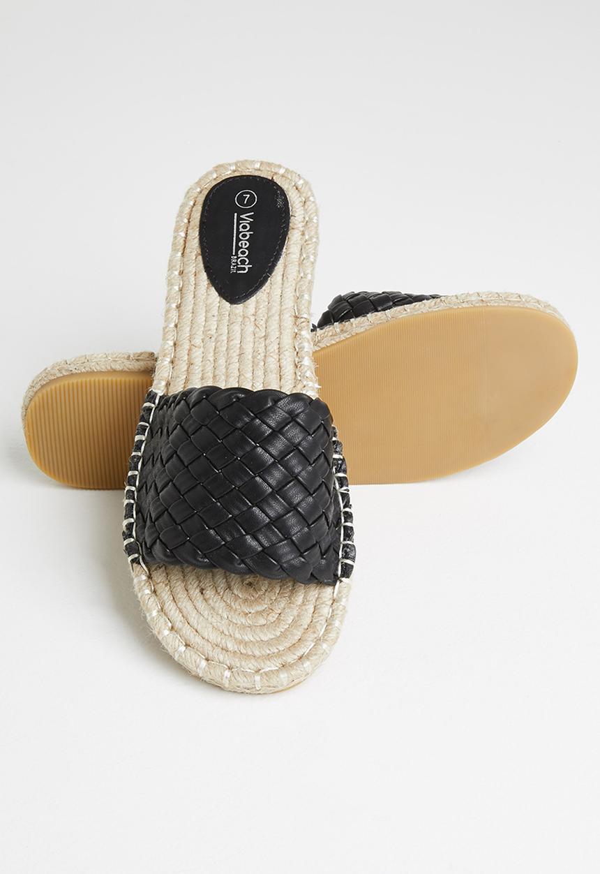 Viabeach - Marine1 espadrille slide - black