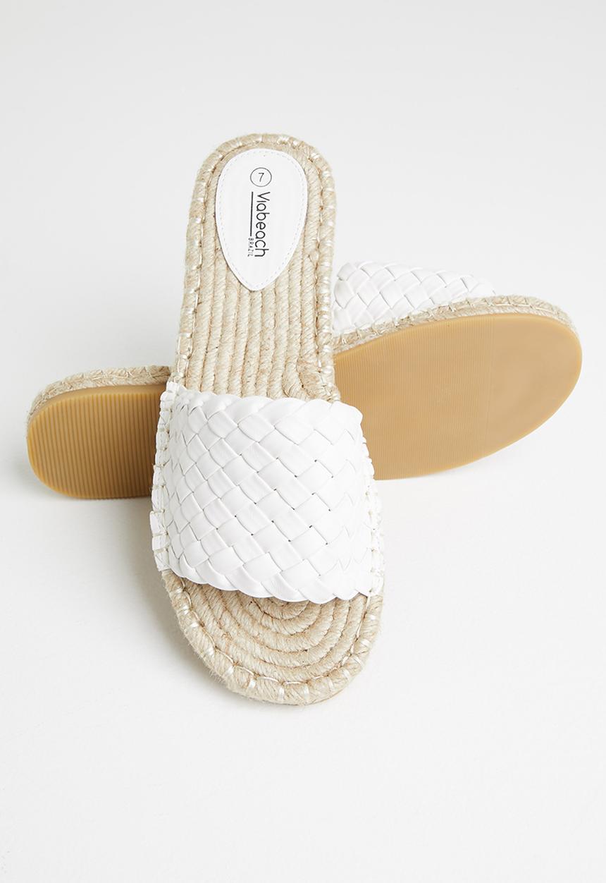 Viabeach - Marine1 espadrille slide - white