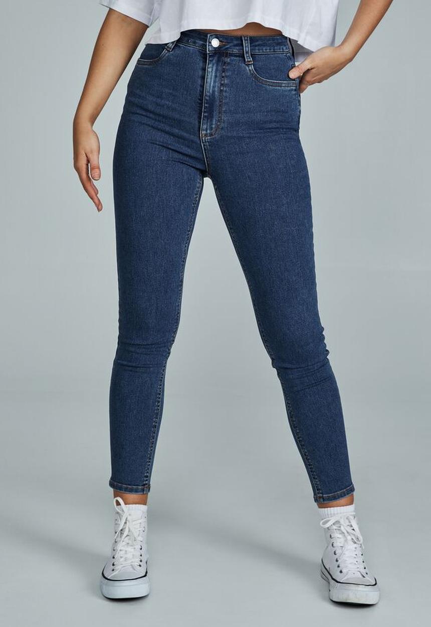 Cotton On - Ultra high super stretch jean - trinity blue pockets