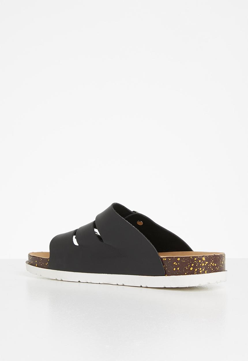 Madison® - Blaire buckle strap slide - black
