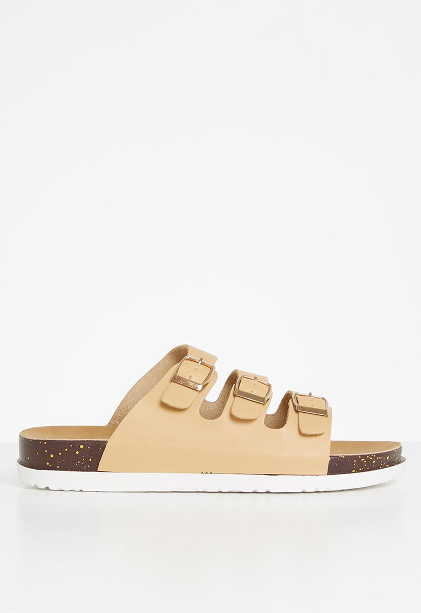 Madison® - Blaire buckle strap slide - beige
