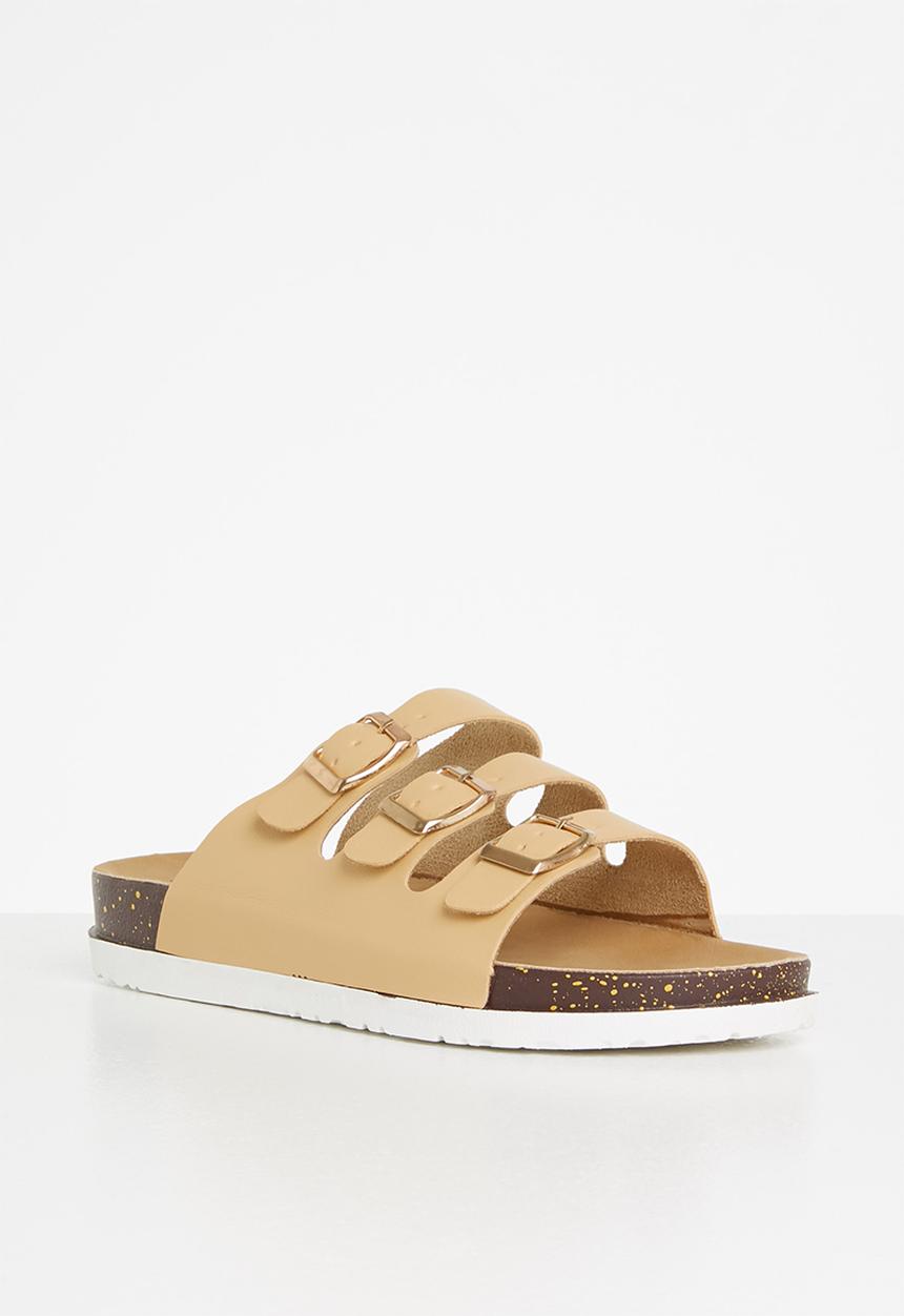 Madison® - Blaire buckle strap slide - beige