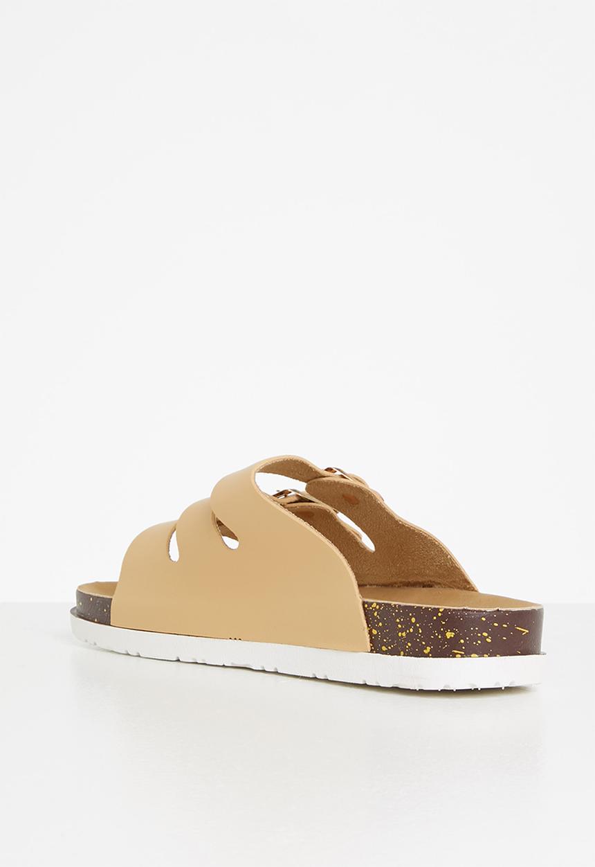 Madison® - Blaire buckle strap slide - beige