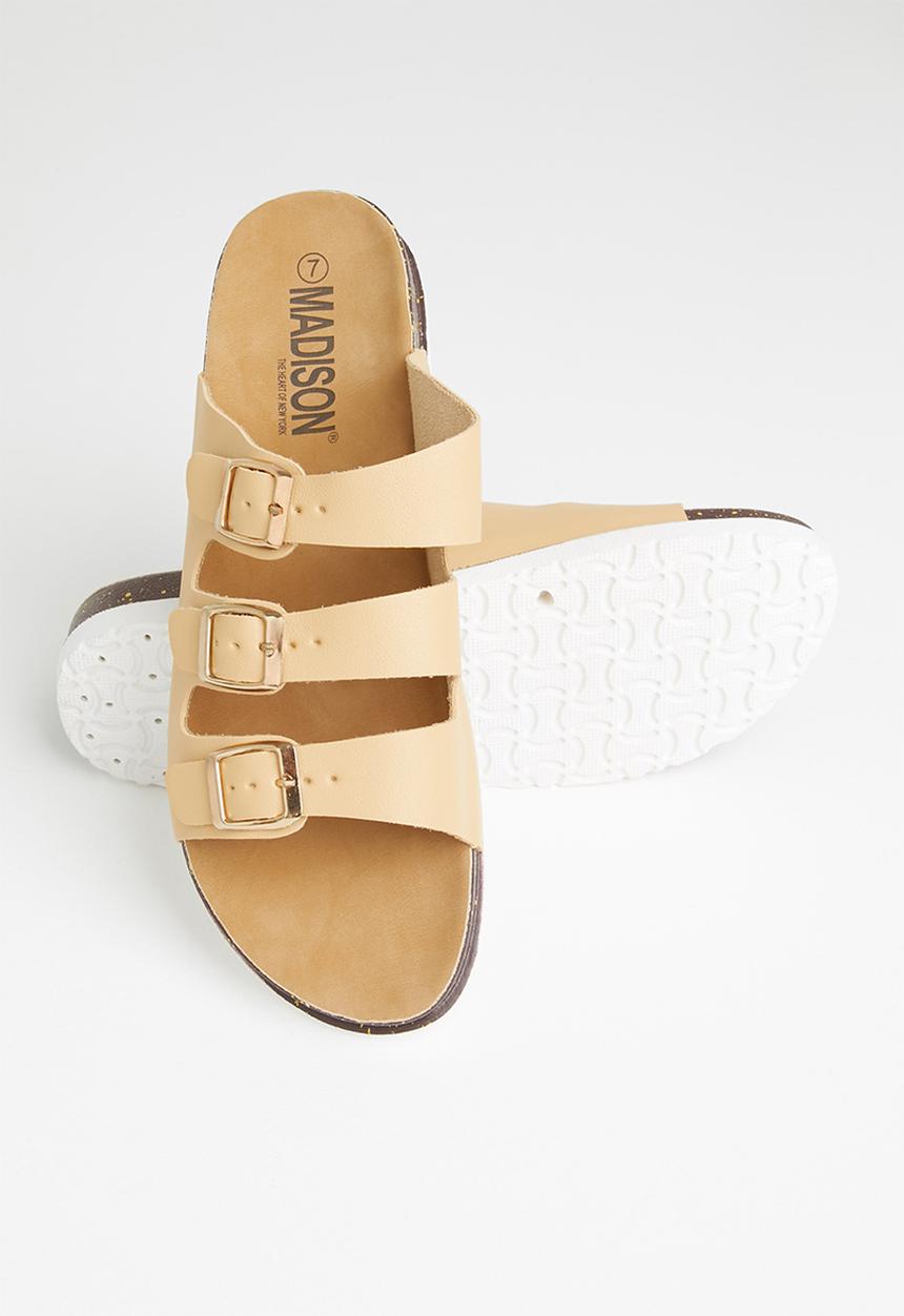 Madison® - Blaire buckle strap slide - beige