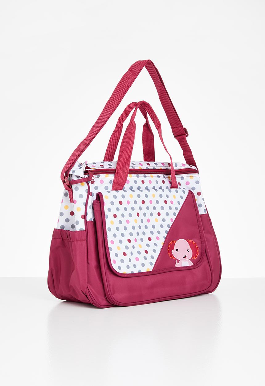Pop Candy - Baby diaper bag set - red