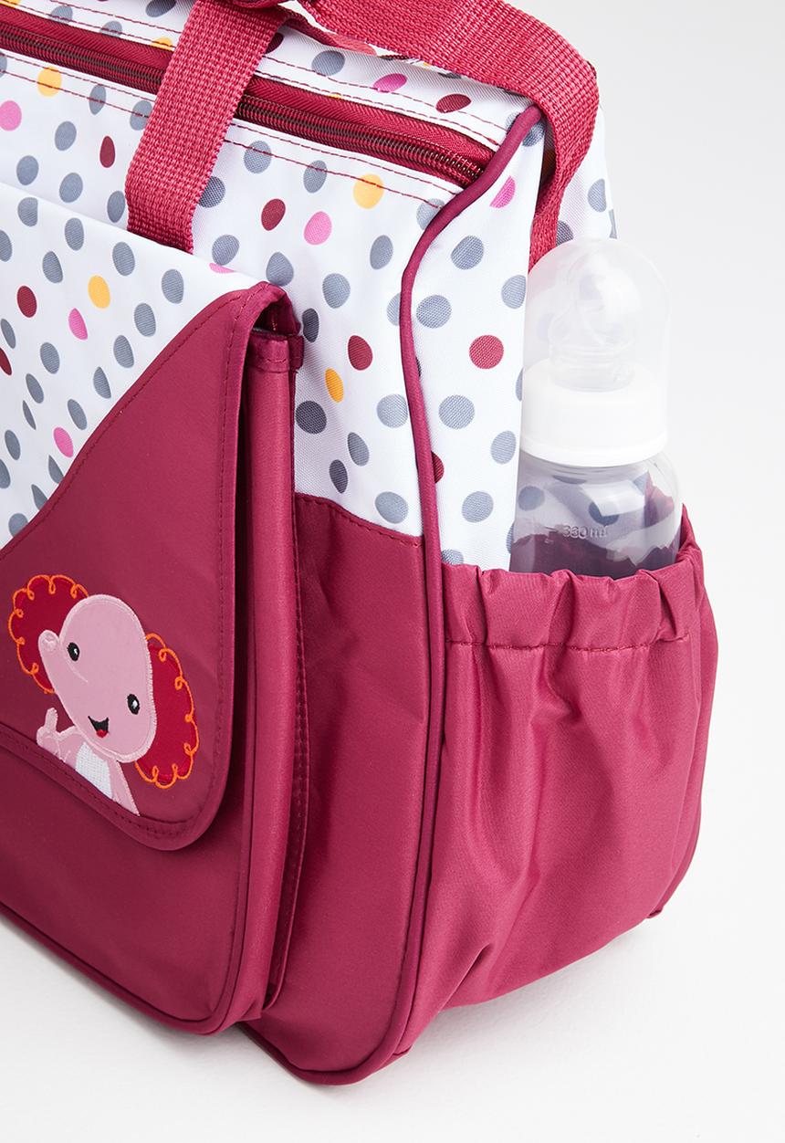 Pop Candy - Baby diaper bag set - red