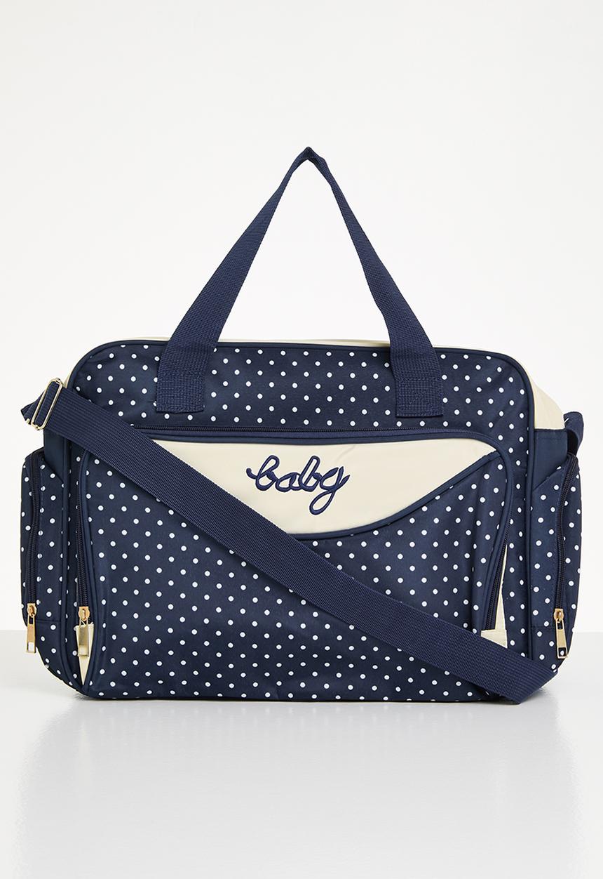 Pop Candy - Baby diaper bag set - dark blue