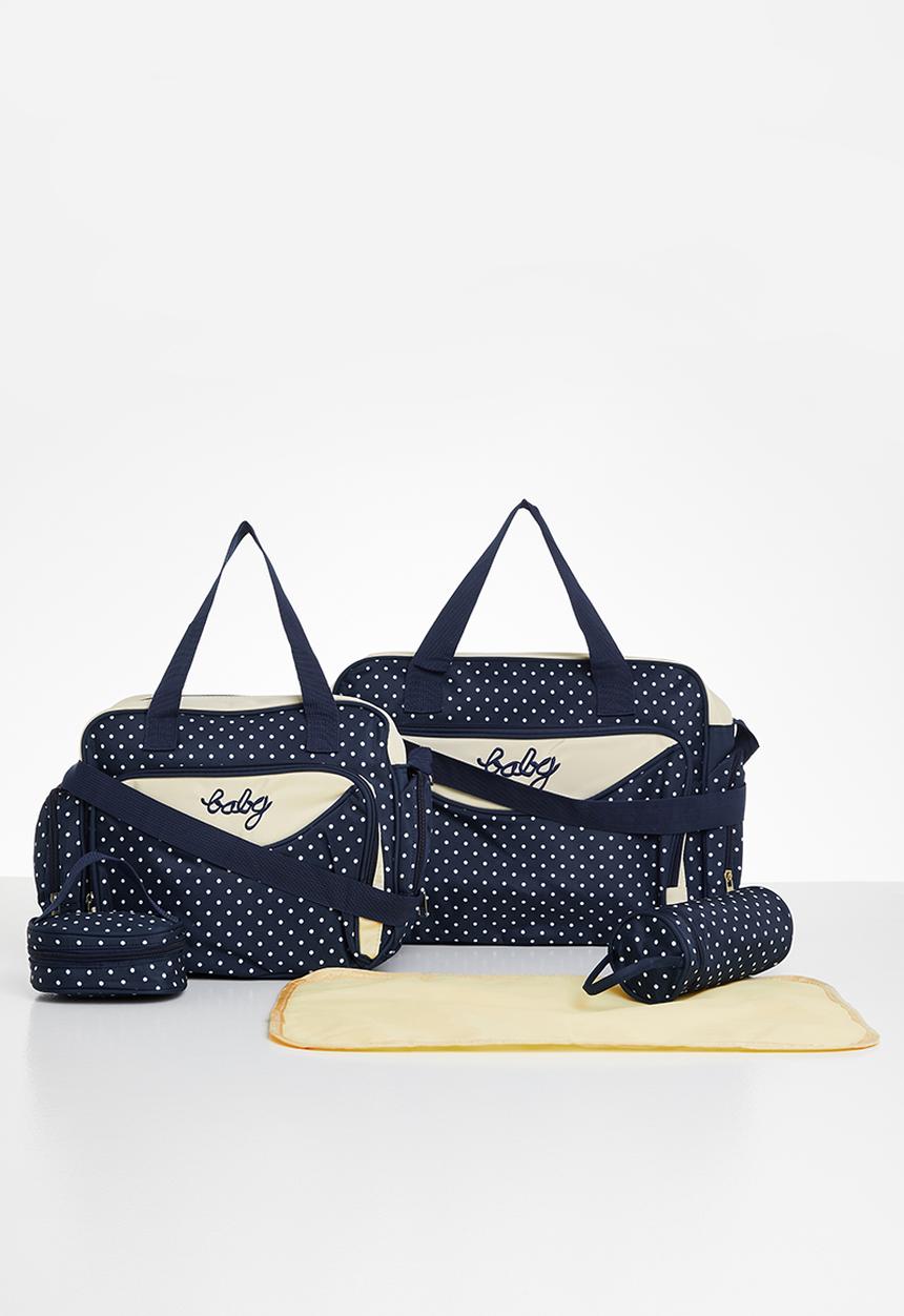Pop Candy - Baby diaper bag set - dark blue