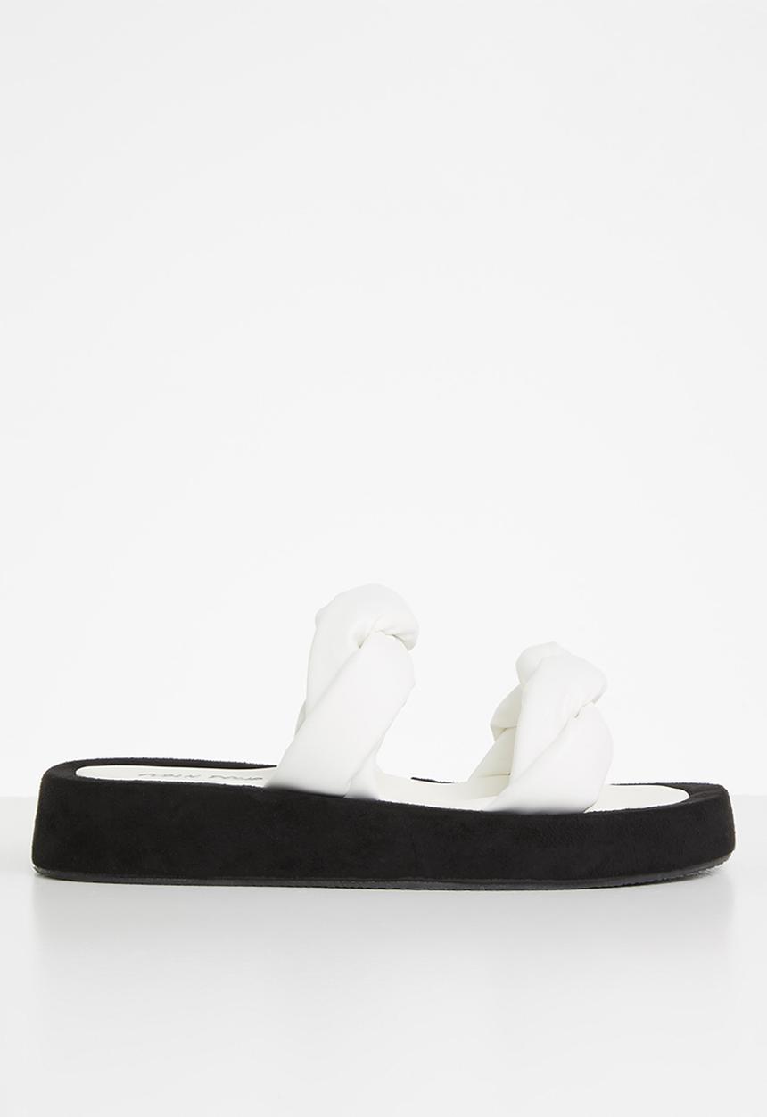 Public Desire - Amora twisted chunky sandal - white