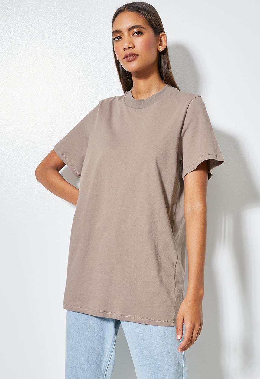 Superbalist - Longline tee - mink