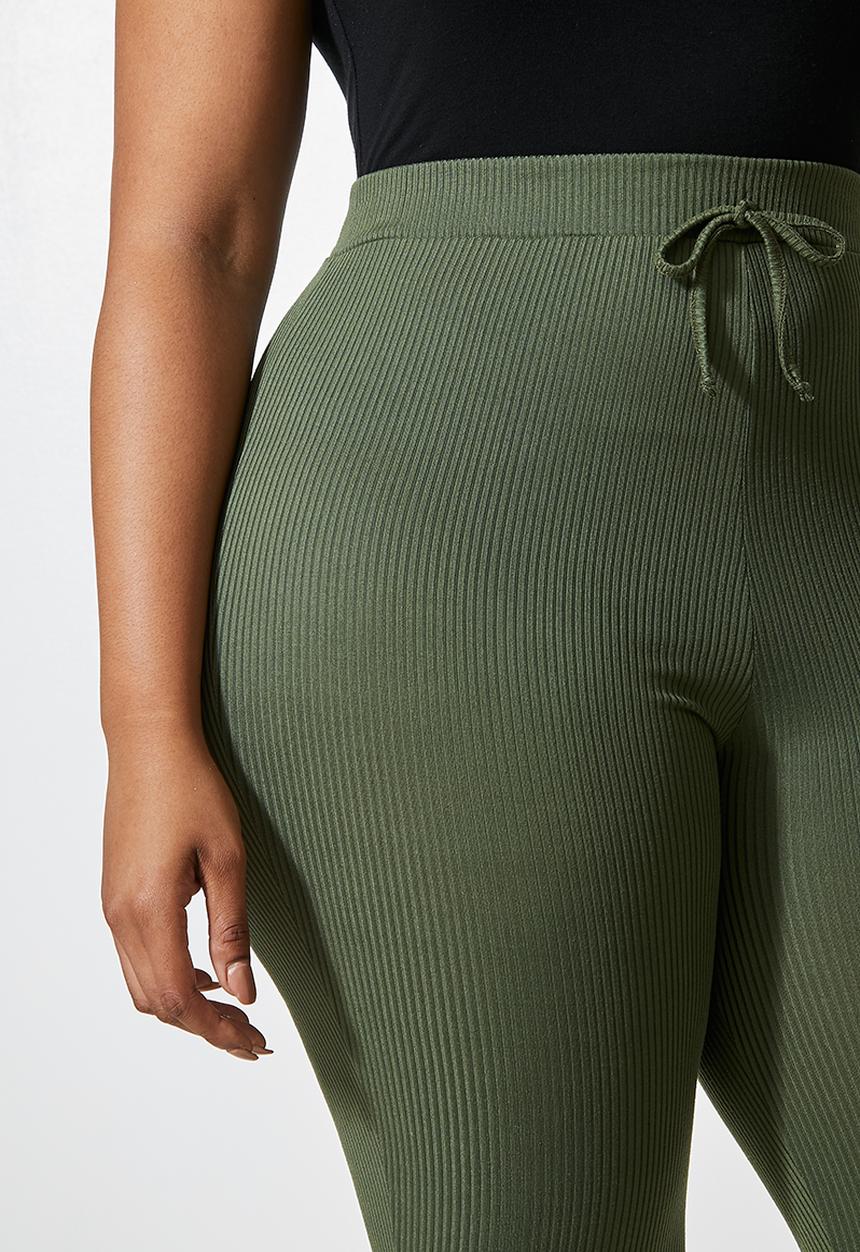 Superbalist - Rib high waist legging - mocha