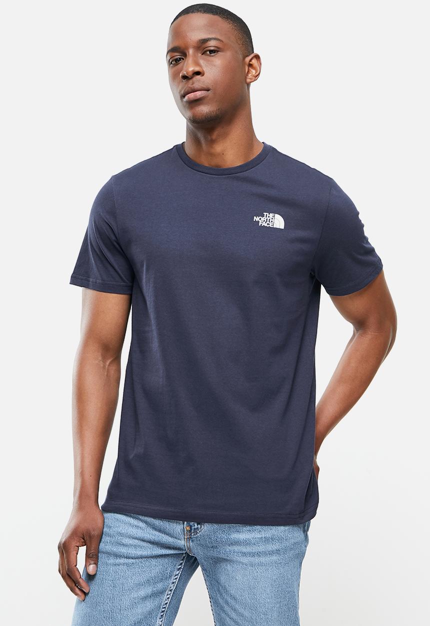 The North Face - Short sleeve red box tee - navy
