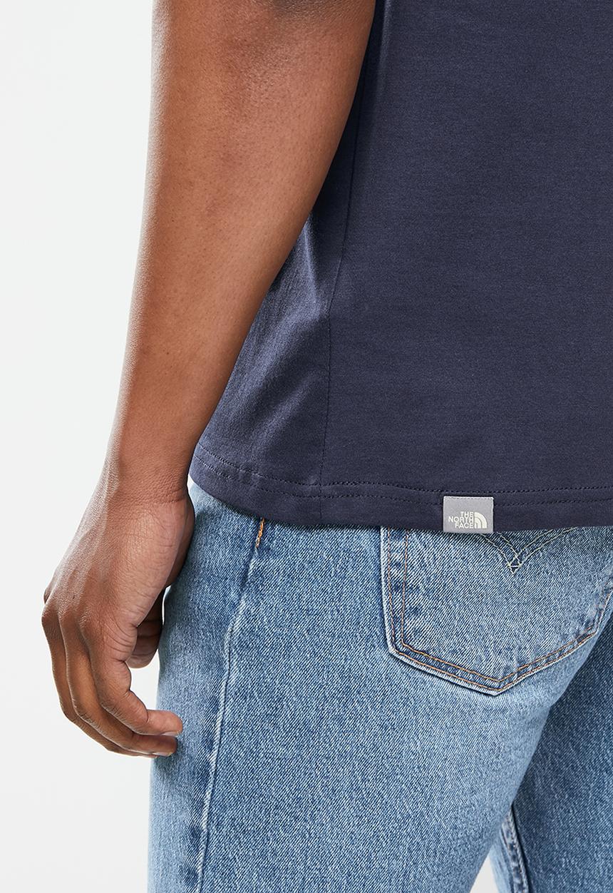 The North Face - Short sleeve red box tee - navy